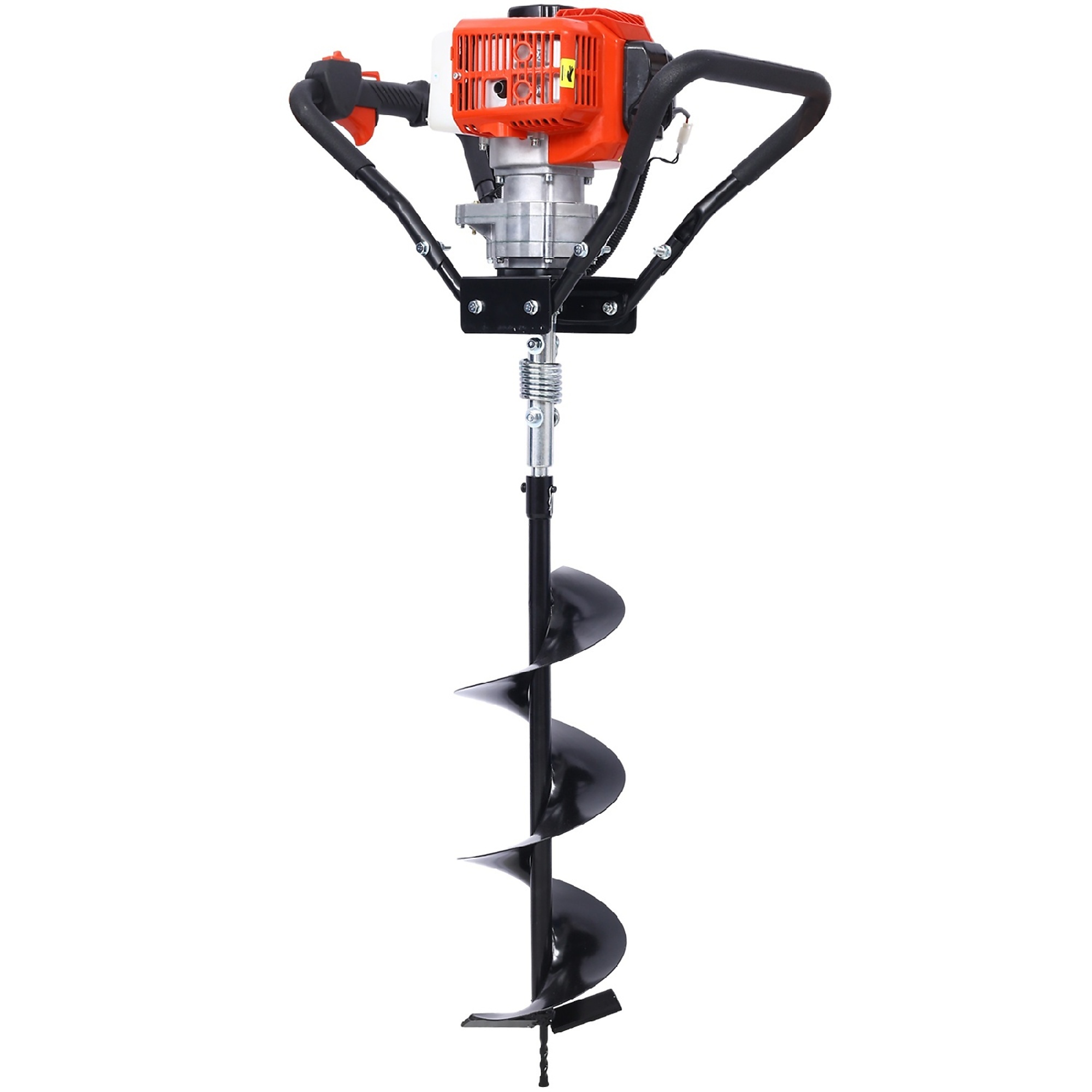 BlackTeck Alloy Steel Earth Auger — 30in. Length, 43cc Gas Engine, Foam Grip Handles, 8in. Auger Bit, Model# N2-109914